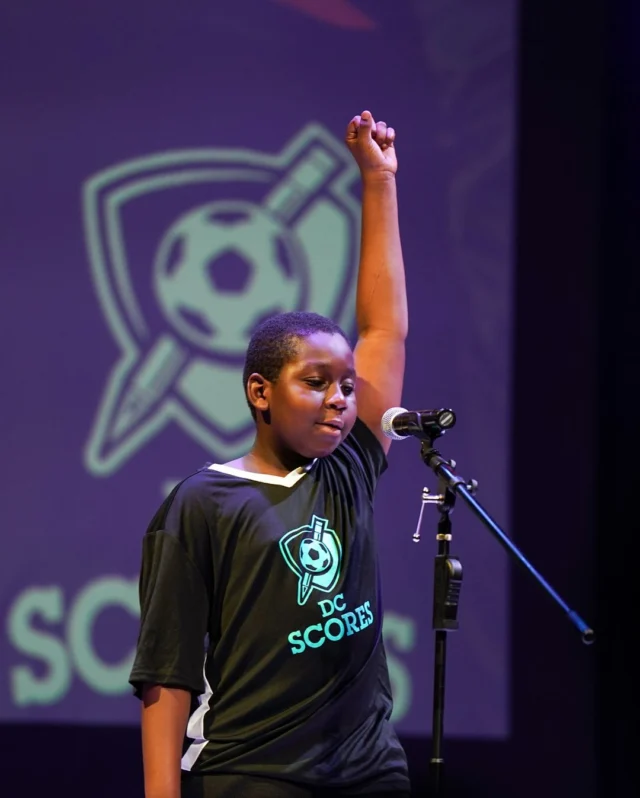 Our Words Our City, you were beautiful. 🥰

An evening full of powerful performances, deep community, and uplifting solidarity. From the 2025 DC SCORES Poet-Athlete Award presentation to @torihuster, to moving performances from @cmlewisgeorgew4, @rudyfrancisco, and a courageous and talented group of poet-athletes, the event was full of special moments we’ll remember for a long, long time. Thank you to everyone who was part of this incredible night. 🫶🫶🫶

📸: @crvnka