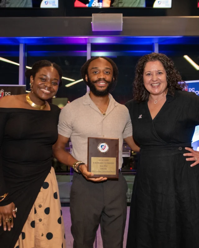 Our coaches and volunteers are incredible! 😍

We had a wonderful evening at the SCORE Awards, honoring DC SCORES VIPs: the coaches, teaching artists, and volunteers who show up for our poet-athletes every single day. ❤️ More than 100 guests braved the rain to join us @audifield to celebrate the dedicated community builders who ensure we can serve more than 3,500 young people!

Full photo album coming soon — stay tuned for more of our amazing SCORE Award winners!