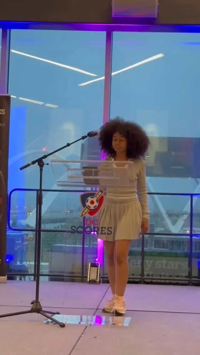 @lemonade_dream brought the house down last night! 🍋

Poet-athlete Alex, who performed her first ever poem with DC SCORES, shared her latest work at SCORE Awards last night and it was PHENOMENAL!