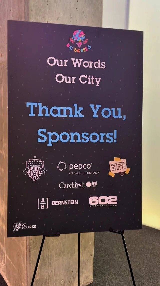 All that’s left is the stage! 🎤 We’re all set up @woollymammothtc for Our Words Our City tonight. 🥰

Didn’t snag a ticket to the sold-out event? Follow along on our stories! 

Shout out to our sponsors and partners. @washingtonspirit, @busboysandpoets, @carefirstbcbs, @pepcoconnect,  @alliancebernstein, and @steamfitters602!